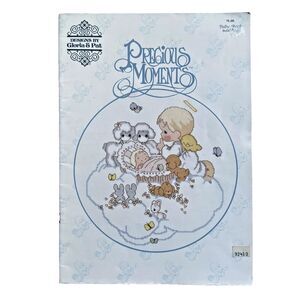 Cross Stitch Precious Moments Pattern Book Baby Book PM-8 Gloria & Pat